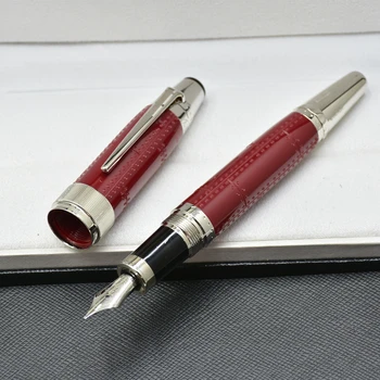 высококачественная шариковая ручка Monte MB из красной смолы /Авторучка/Роликовая шариковая ручка бизнес-офисные канцелярские принадлежности класса люкс для записи чернилами