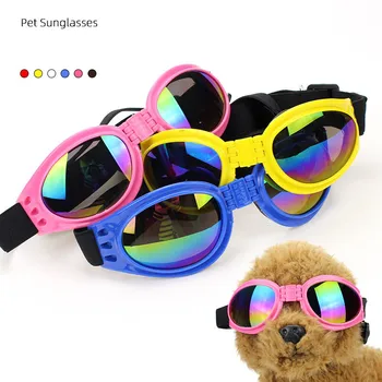 Защитные очки от ультрафиолета для кошек Модные складные солнцезащитные очки для собак, реквизит для фотосессии, изысканные модные принадлежности, очки для переодевания домашних животных
