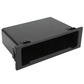 Органайзер для приборной панели, внутренний на один Din, универсальный, Черный, прочный Ящик для хранения стереоприемника для замены автомобиля MAZDA