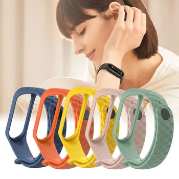 Сменный силиконовый браслет, высококачественные Модные спортивные аксессуары для Xiaomi Mi Band 6, Многоцветные для кемпинга и путешествий