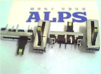 2 шт./ЛОТ Alpine ALPS скользящий потенциометр Alps 2,5 см со средней точкой светового диапазона 20 КБ по оси 12 мм
