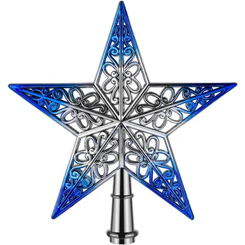 Рождественское украшение Рождественский Топпер Звездный орнамент для вечеринки на открытом воздухе Уникальные елочные украшения
