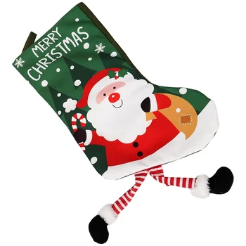 Рождественские Чулки Подвесной Носок, Пакет конфет, Подарочные Носки на Рождественскую елку, Украшение дома