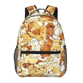 Многофункциональный рюкзак Lazy Dogs Классический базовый водостойкий повседневный рюкзак для путешествий с боковыми карманами для бутылок
