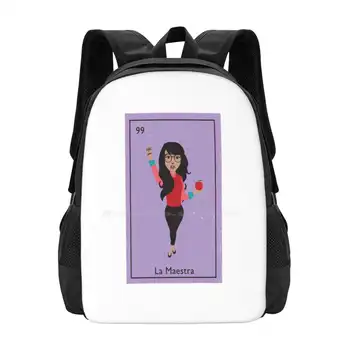 Рюкзак с рисунком La Maestra Школьные сумки Teacher Maestra Latinapower