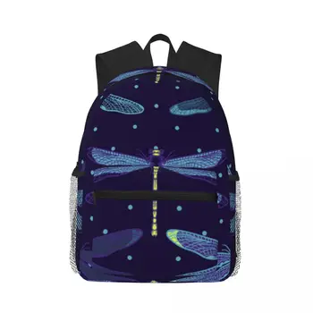 Рюкзак для путешествий Dragonflies, унисекс, рабочий рюкзак, школьная сумка для книг в колледж, подарок для мальчиков и девочек