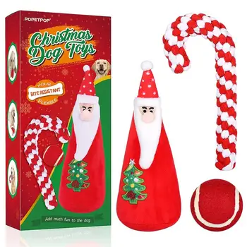 Чулки для собак, Игрушка-головоломка, Игрушки для собак на Рождество, Чистка зубов, Конфетная трость, Игрушка для собак, Маленькие рождественские игрушки