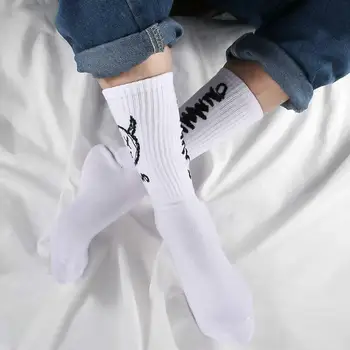 Японские спортивные хлопчатобумажные носки унисекс в стиле хип-хоп, дышащие чулочно-носочные изделия для скейтборда, модные удобные мягкие короткие чулки