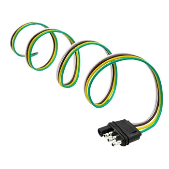 4-контактный плоский Удлинитель Жгута проводов для прицепа dolity с кабелем 36 дюймов США