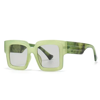 Классические солнцезащитные очки Moden для мужчин и женщин Square Marble, Роскошные Брендовые очки Унисекс UV400