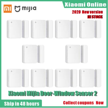 2020new Xiaomi Mijia Door Window Sensor 2 Интеллектуальных Мини-Датчика Двери Карманного Размера Smart Home Automatic Control Для приложения Mi home