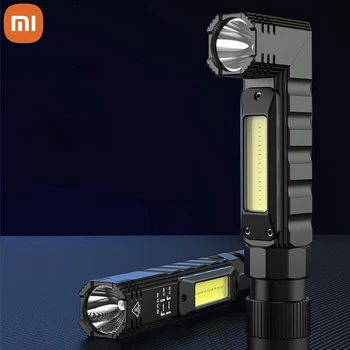 Xiaomi Портативная мощная светодиодная + COB фара 500 люмен USB Перезаряжаемая фара для рыбалки, кемпинга, рыбацкого головного фонарика