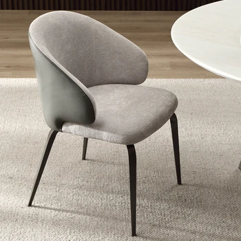 Офисные обеденные стулья с подлокотниками, кухонные Современные обеденные стулья для отдыха, Роскошный итальянский дизайн, мебель для дома Silla Comedor YQ50DC