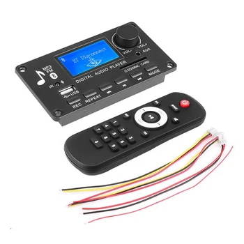 MP3-декодер, плата декодирования, AUX в автомобиле, Bluetooth-совместимый аудиоприемник, Управление кнопкой музыкального проигрывателя