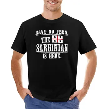 Флаг Сардинии. Не бойтесь, сардинец здесь. Футболка, одежда с аниме, футболки с графикой, футболки для мужчин
