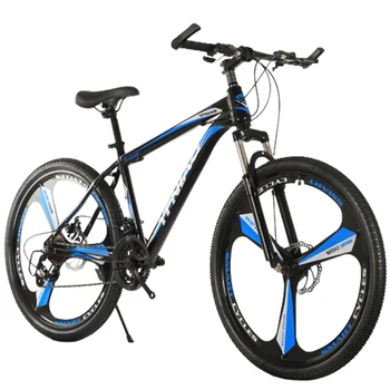 26-дюймовый велосипед, 21-скоростной велосипед, габаритное транспортное средство, рама из углеродистой стали, эргономичный дизайн, седло, передние и задние механические дисковые тормоза