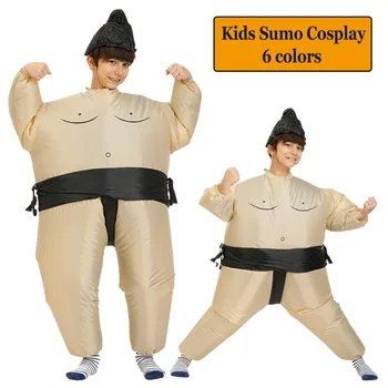 Детский аниме-костюм для косплея, надувной костюм Сумо, костюм для вечеринки в честь Хэллоуина, Пурима, Подарки на день рождения, ролевая игра Disfraz