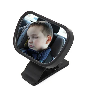 Регулируемое детское зеркало заднего вида, детское Выпуклое зеркало заднего вида 2 в 1, Автомобильный кронштейн для детского монитора, Автомобильный стайлинг для детей