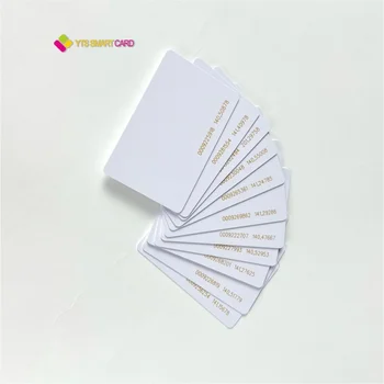 YTS 2022 Рекламный Высококачественный Пластиковый бланк для горячей печати Сублимационный пластик Белого цвета ID Бизнес-бланк ПВХ-карта белая rfid-карта