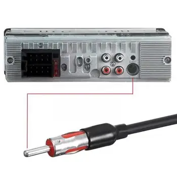 Адаптер автоматической радиоантенны Кабель ISO-DIN для антенны FM AM, автоматический аудиопреобразователь для радиоантенны головного стереосистемы M9D0