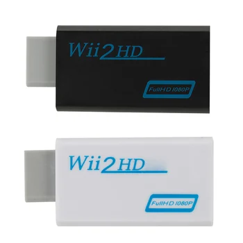 Конвертер, совместимый с WII в HDMI, Адаптер 1080P 3,5 мм Аудио для HDTV-монитора ПК