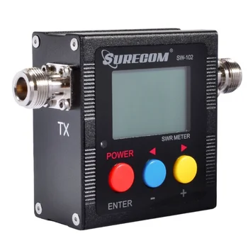Surecom SW-102 125-525 МГц Цифровая УКВ/УВЧ Антенна 2-Полосный Измеритель Мощности КСВ Радиоприемника
