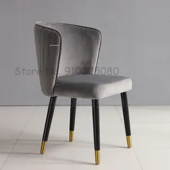 Обеденные стулья из массива дерева в скандинавском минимализме, Мебель для домашнего балкона, Стул для гостиной, Офисный Дизайнерский повседневный стул на заказ