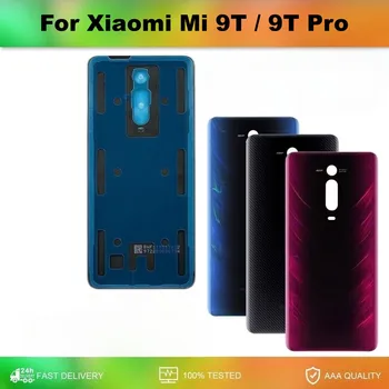 Для Xiaomi Mi 9T Pro 9TPro Задняя Крышка Аккумулятора Корпус Задней Двери Запасные Части С Клеем Для Redmi K20 Pro K20Pro