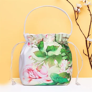1 шт. сумочка на шнурке в старинном стиле с креативным рисунком, сумка-ранец, повседневный портативный подарок через плечо для женщин и девочек