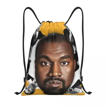 Забавный рюкзак с завязками из мема Kanye West, спортивная сумка для женщин, мужчин, Рэпера, музыкального продюсера, Сумка для покупок
