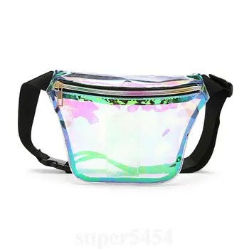 Женская модная голографическая поясная сумка, женская лазерная поясная сумка, кошелек, прозрачный набедренный ремень, Новый стиль 2019