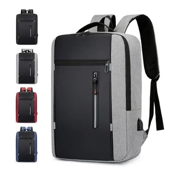 Новый модный рюкзак унисекс для путешествий Водонепроницаемая многофункциональная сумка для компьютера Студенческая сумка для ноутбука с USB-зарядкой большой емкости