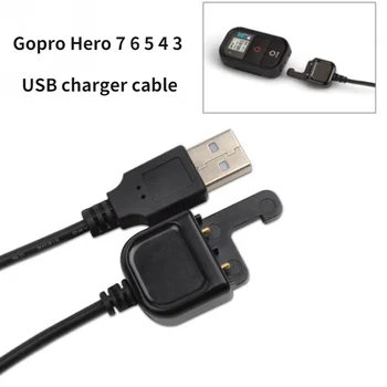 Кабель Зарядного Устройства Gopro Hero 7 6 5 4 3 USB 50 См для Беспроводного Пульта Дистанционного Управления Gopro Кабель Для Зарядки Спортивной Камеры Аксессуары