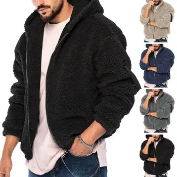Зимний уличный свитер из овечьего флиса, куртки-пулеметы, пуховики, мужские и женские Универсальные ветрозащитные Теплые удобные
