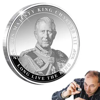 Монеты короля Карла III, Памятные вещи Его Величества, 3D-памятный сувенир с тиснением King Of England Memorial Collection