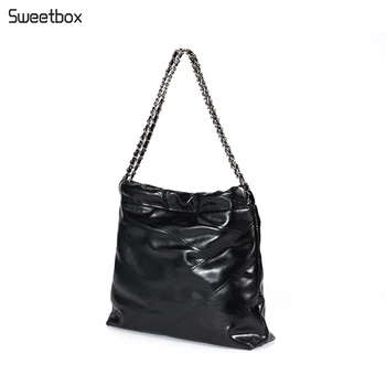 Роскошная сумка 2023, дизайнерская сумка-мессенджер, женская сумка на цепочке, сумка-тоут из натуральной кожи, большая вместительность, высокое качество 6770