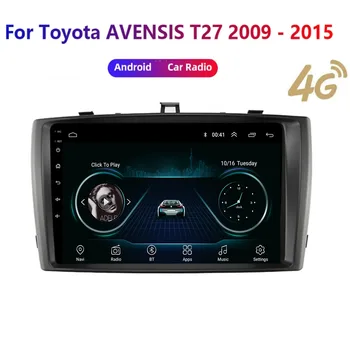 Автомагнитола Android 12 стерео 2Din Carplay без DVD Мультимедийный плеер GPS Навигация для Toyota Avensis 2008 2009 2010 2011-2015