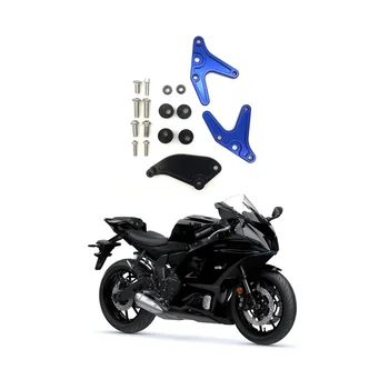 Винты подставки для катушки-маятника мотоцикла для YAMAHA YZF R7 2021-2022, Опора для гидравлических мотоподъемных деталей синего цвета