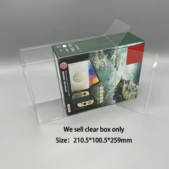Прозрачный чехол из ПЭТ-материала для переключателя NS OLED The Legend of Zelda: Tears of the Kingdom collection, коробка для хранения игр