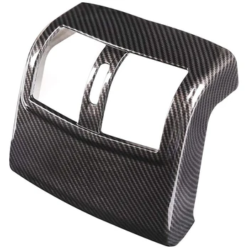 ABS Карбоновое волокно Задняя крышка вентиляционного отверстия для кондиционера Наклейка Аксессуары для Mercedes Benz W212 E-Class 2012-2015