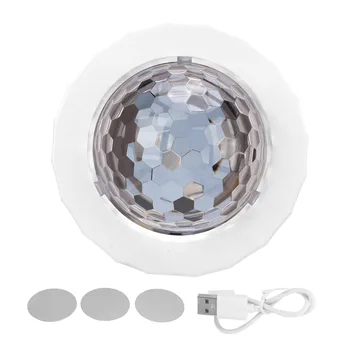 Потолочный светильник Car Star, 3 цвета освещения, активируемый звуком USB-мини-светильник для вечеринки для украшения домашней комнаты для танцев