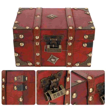 Деревянная коробка для хранения Винтажных сувениров, Настольная коробка для домашнего хранения, Органайзер для хранения мелочей, Важная коробка для ювелирных изделий