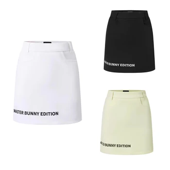Юбка для гольфа Master Bunny Для женщин 2023, тонкая простая юбка с карманами, спортивная одежда для гольфа, защищающая от воздействия мяча.