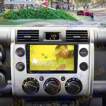 9-дюймовый автомобильный радиоприемник с сенсорным экраном Android, мультимедийный плеер для Toyota FJ Cruiser, GPS-навигация, Беспроводной Carplay, совместимый с Bluetooth
