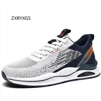 ZXRYXGS, мужская обувь премиум-класса, трендовые кроссовки 2023, Дышащая комфортная модная обувь, повседневные кроссовки на плоской подошве