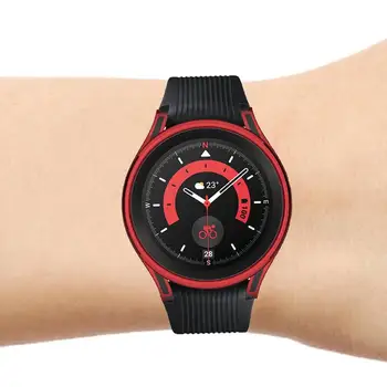 Для Samsung Watch 5pro 45 мм Защитная Пленка Для Экрана Жесткий Защитный Чехол Для ПК Противоударный Бампер Аксессуары Для Защиты Экрана