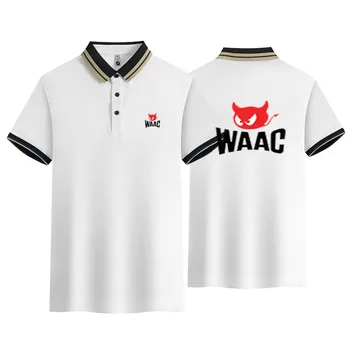 Летняя мужская рубашка для гольфа, быстросохнущая дышащая футболка из полиэстера/спандекса с короткими рукавами, повседневная модная спортивная футболка, одежда для гольфа
