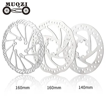 MUQZI 2ШТ дисковый тормозной ротор 140 мм 160 мм велосипедный 6-болтовый дисковый тормозной ротор для деталей горных шоссейных велосипедов