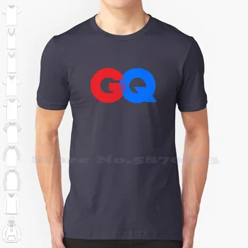 Высококачественные футболки с логотипом бренда Gq, модная футболка 2023 года, новая футболка с рисунком.