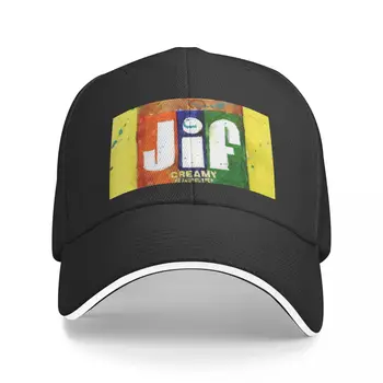New Jif Арахисовое масло - Винтаж - Kitchen Art Бейсболка для вечеринок, шляпы для Дальнобойщиков, Женская Пляжная шляпа, Мужская